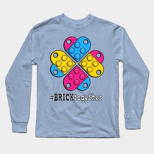 Lego Brick Together Flower Power Pan Support Long Sleeve T-Shirt